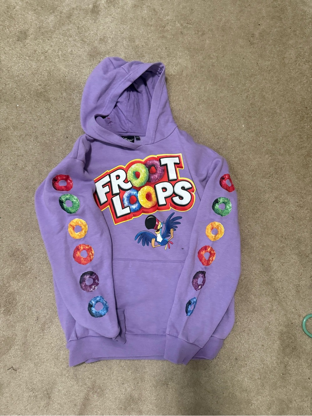 Kelloggs fruit loop hoodie - Picture 2 of 6
